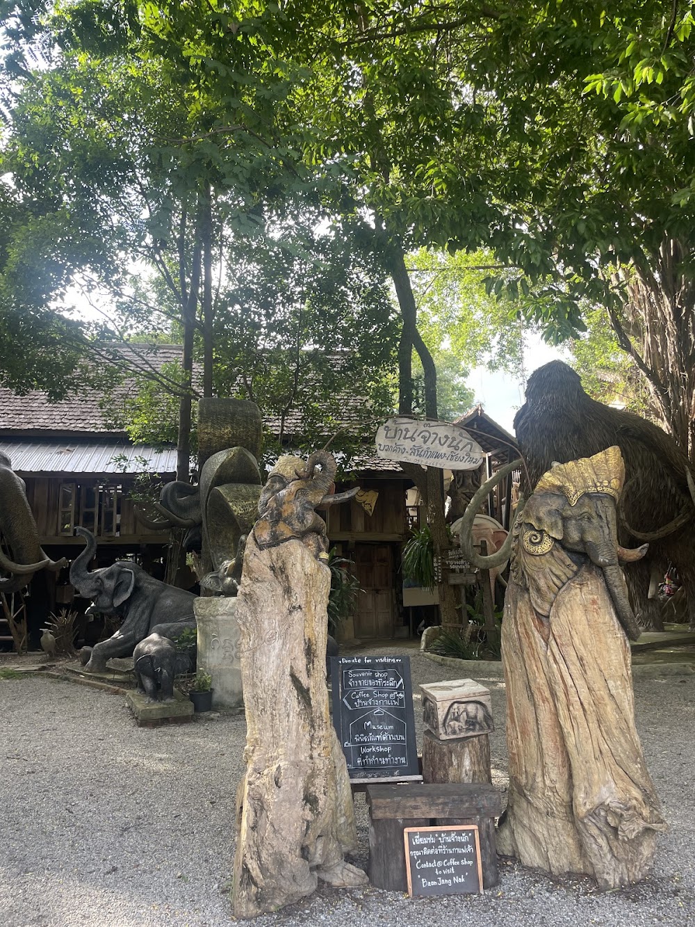 Baan Jang Nak – A Museum of Elephant Wood Carvings