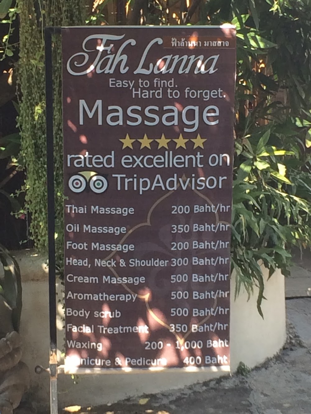 Fah Lanna Massage – by the Night Bazaar