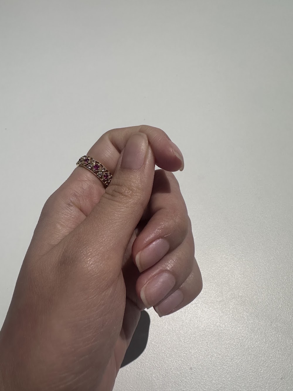 Turquoise nail