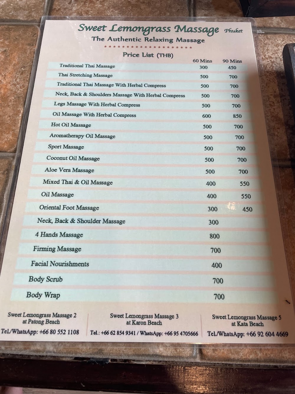 Sweet Lemongrass Massage 5