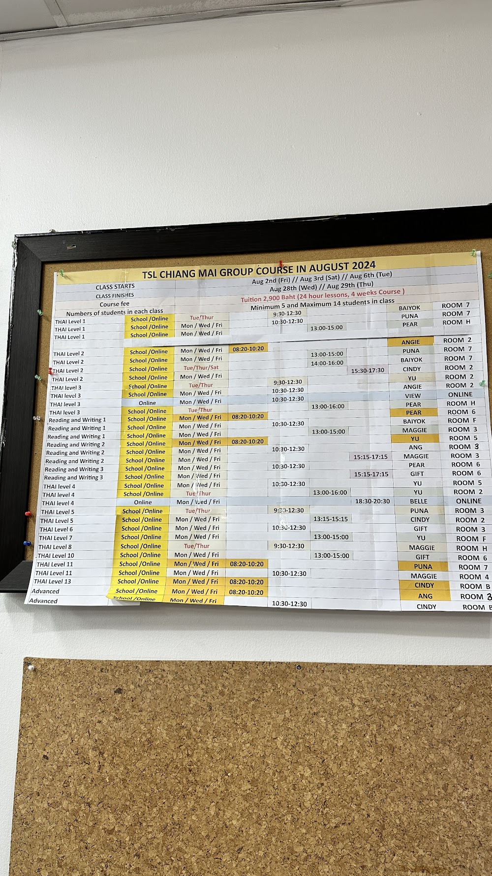 Thai as a Second Language school
